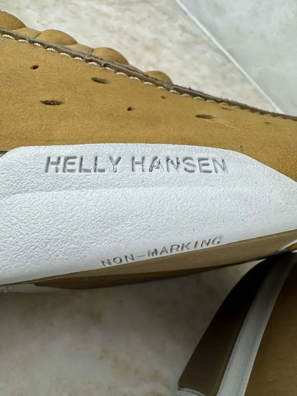 Helly Hansen Brown Suede Non-Marking Deck Sneakers Size 10.5